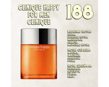 Parfum de Nathalie, Numéro 188.  (Clinique Happy for men / Clinique)