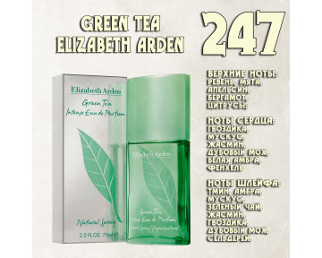 Parfum de Nathalie, Numéro 247.  (Green Tea / Elizabeth Arden)
