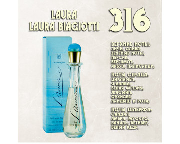 Parfum de Nathalie, Numéro 316.  (Laura / Laura Biagiotti)