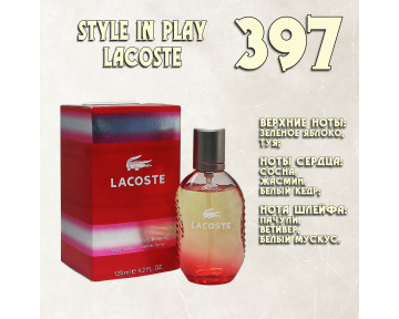 Parfum de Nathalie, Numéro 397.  (Style in Play / Lacoste)