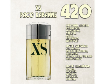 Parfum de Nathalie, Numéro 420. (XS / Paco Rabanne)