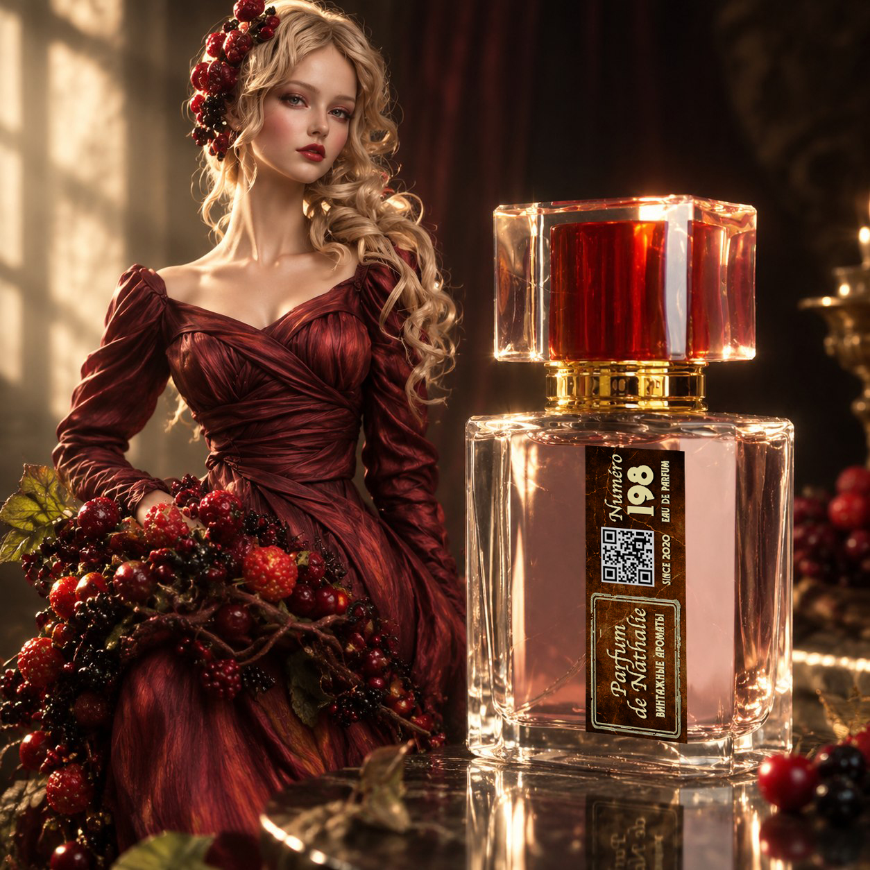 Parfum de Nathalie, Numéro 198.  (Deep Red /  Hugo Boss)