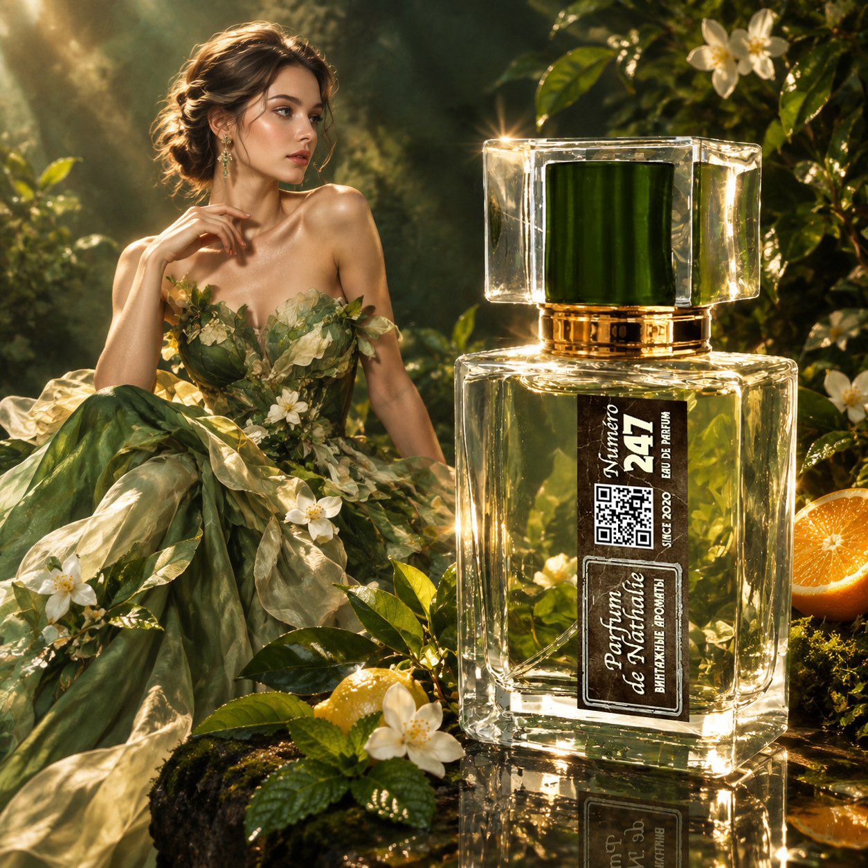 Parfum de Nathalie, Numéro 247.  (Green Tea / Elizabeth Arden)