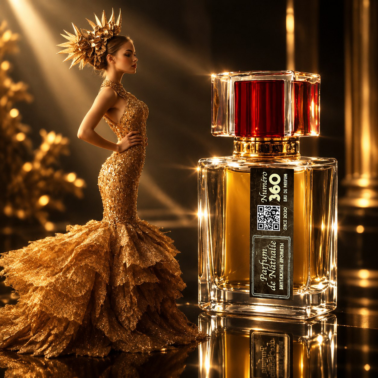 Parfum de Nathalie, Numéro 360.  (Organza / Givenchy)