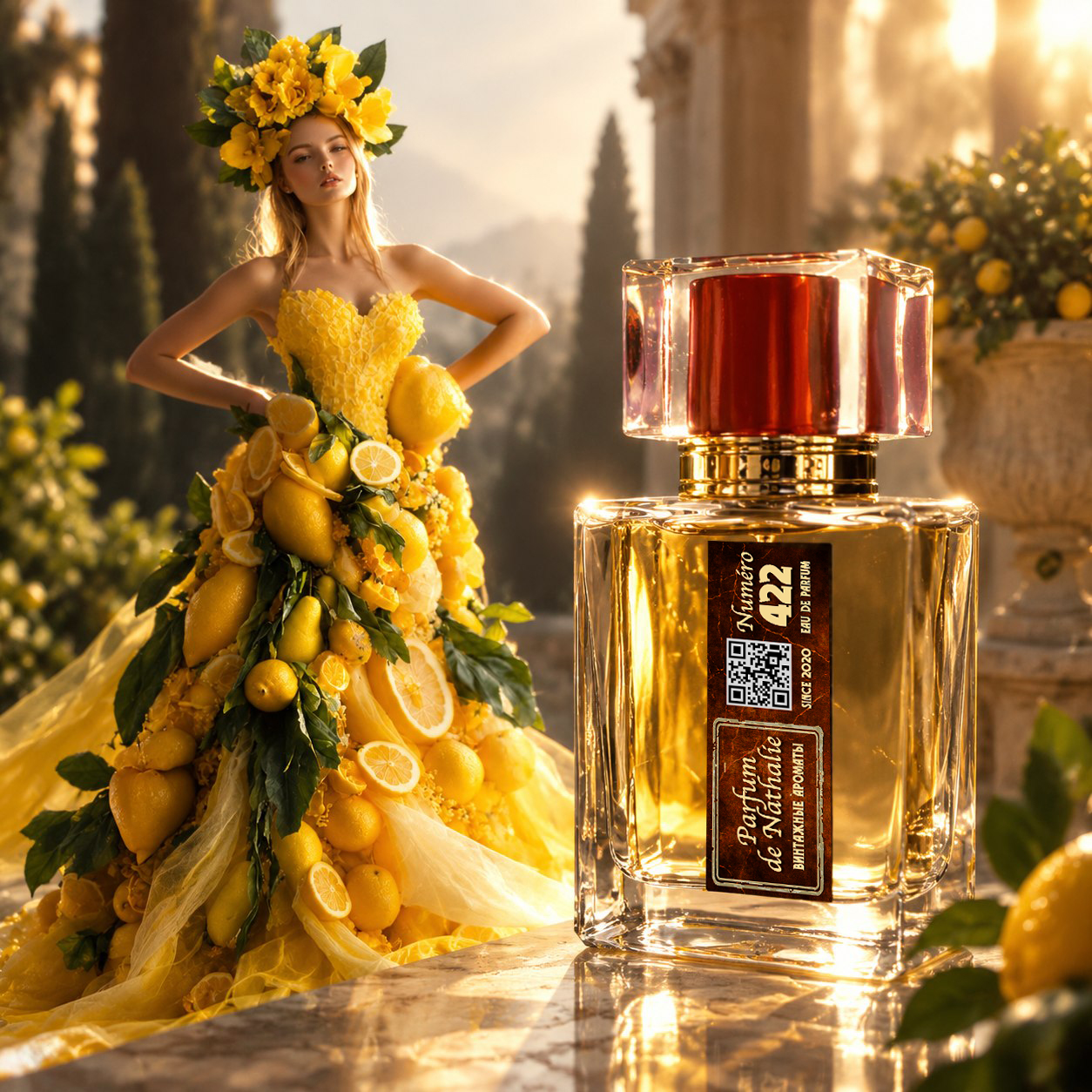 Parfum de Nathalie, Numéro 422.  (Yellow Diamond /  Versace)