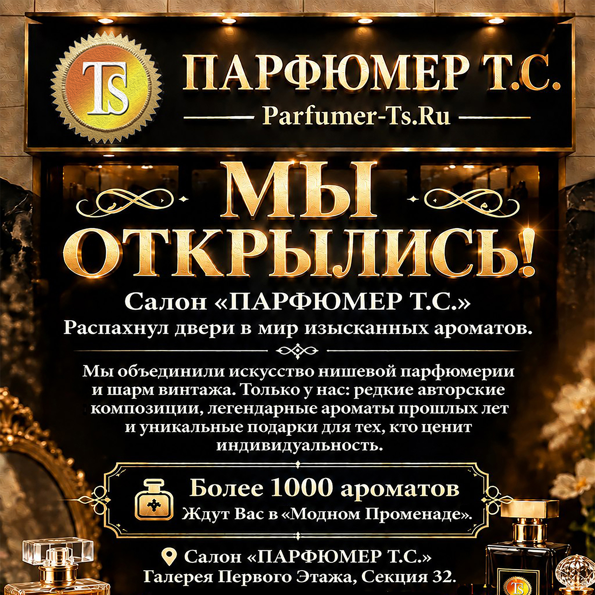Вход на Сайт из "Модного Променада".