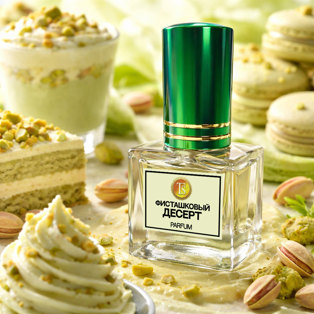 Духи «Фисташковый Десерт» — Фисташки, Сливки, Ром.
