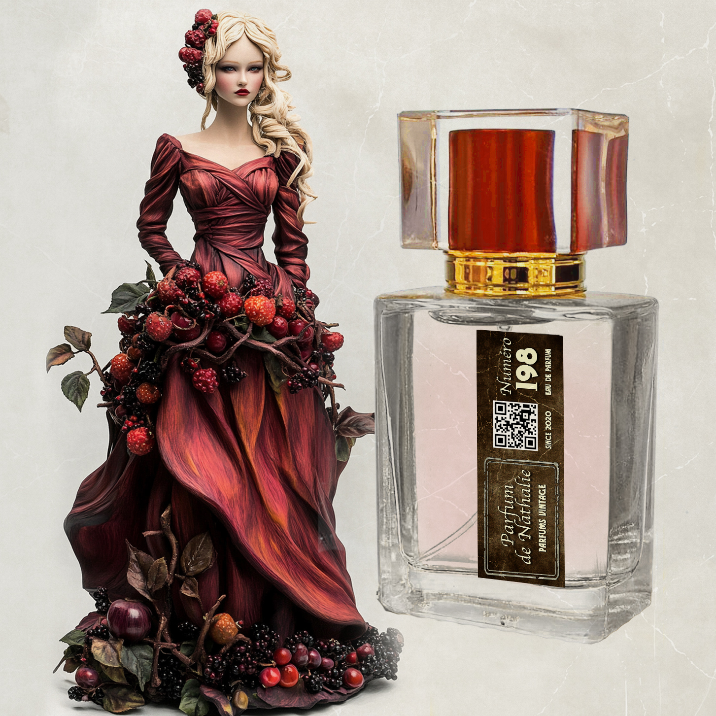 Parfum de Nathalie, Numéro 198.  (Deep Red /  Hugo Boss)