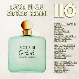 "Acqua di Gio" от Giorgio Armani.