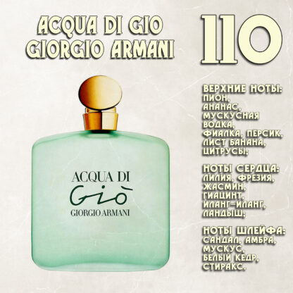 "Acqua di Gio" от Giorgio Armani.